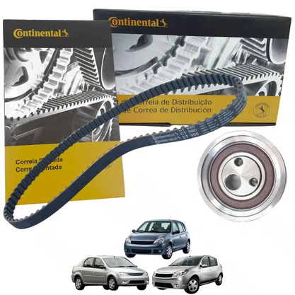 KIT CORREIA DENTADA SANDERO 1.6 8V 2007 2008 2009