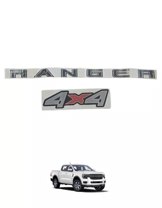 KIT EMBLEMA ADESIVO 4X4 RANGER 2005/2026