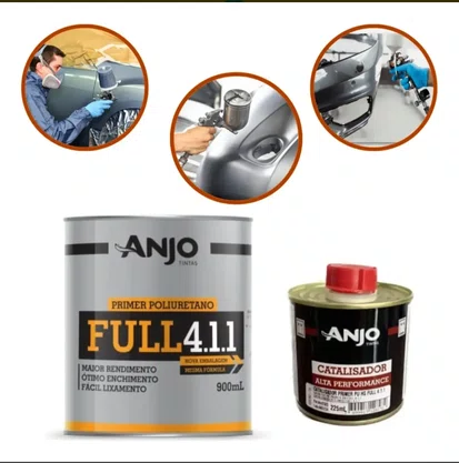 KIT Primer Pu Full 4.1.1 Anjo 900ml + Catalisador PU 225ml