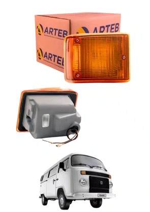 Lanterna Seta Pisca Kombi 1974 A 2014 Arteb Ambar