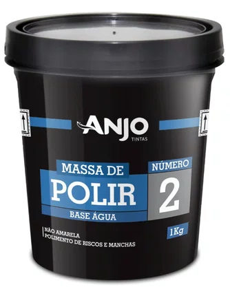 MASSA DE POLIR NUMERO 2 BASE AGUA 1KG ANJO