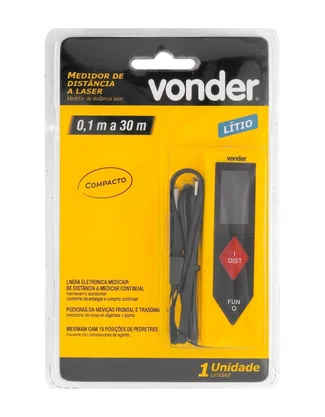 Medidor de distância a laser 30 m, compacto