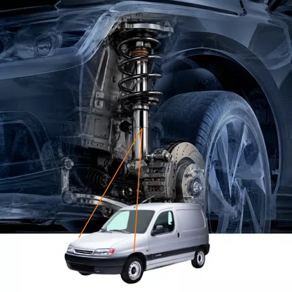 Par Amortecedor Dianteiro Berlingo Partner Furgão 1998 a 2021 Kyb