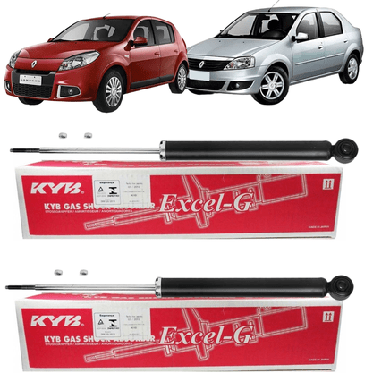 Par Amortecedor Traseir ExcelG Logan Sandero 2007 a 2014 KYB