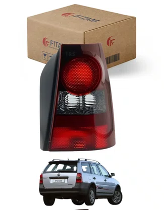 Par de Lanterna Vw Parati G4 2006 a  2012 Bicolor Fumê