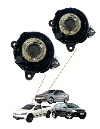PAR FAROL AUXILIAR FOX 2011/2014 GOL 2009/2012 