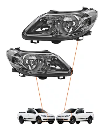 PAR FAROL DUPLO  VOYAGE 2009 Á 2012  GOL 2009 Á 2012 
