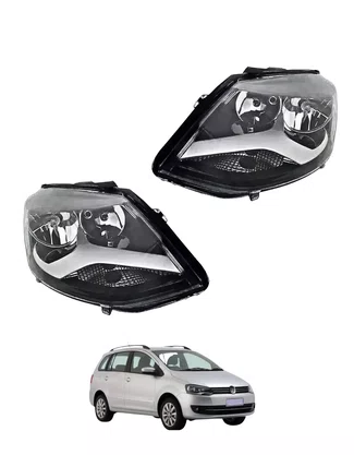 PAR FAROL H7/ H1 C/REGULAGEM MANUAL FOX 2011 Á 2014