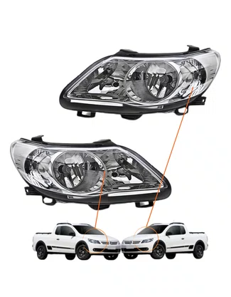  PAR FAROL H7/ H1 VOYAGE 2009 Á 2012  GOL 2009 Á 2012 