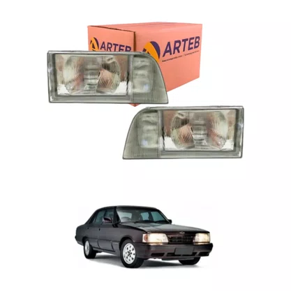 Par Farol Opala Caravan 1988 A 1992 Original Arteb Vidro