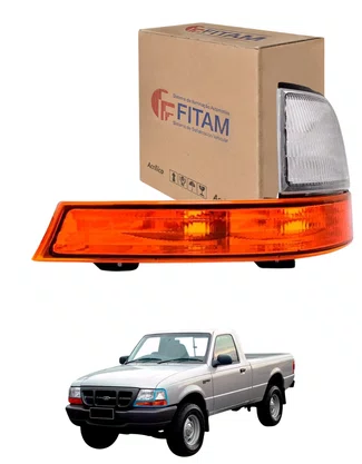 Par Lanterna Dianteira Ranger 98 99 2000 A 2004 Ambar