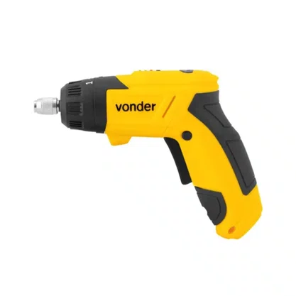 Parafusadeira Bateria 3,6v Kit C/12 Pçs - Vonder Amarelo 127/220v