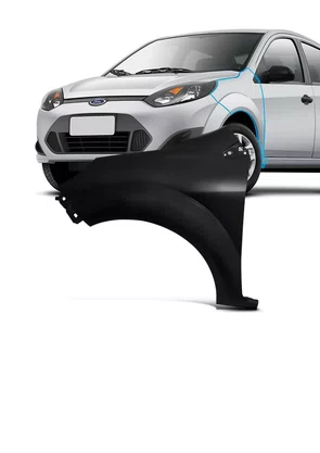 Paralama Fiesta 2011 2012 2013 Lado Esquerdo