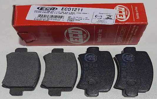 PASTILHA DE FREIO TRAS TOYOTA