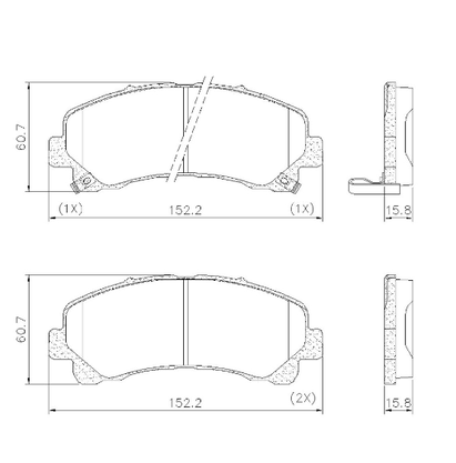 Pastilhas De Freio Diant Gm S10 Trailblazer