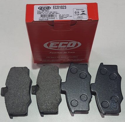 Pastilhas De Freio Dianteira Belina Corcel Del Rey Pampa 4x2 4x4 Scala Ipanema 1.8 2.0 Kadett 1.8 2.0 Monza 1.6 1.8 2.0 Ecopads - Eco1023