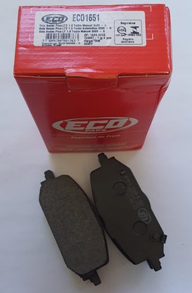 Pastilhas De Freio Dianteira Chevrolet Onix 1.0 Ecopads - Eco1651