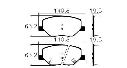 PASTILHA DE FREIO DIANT JEEP/ FIAT