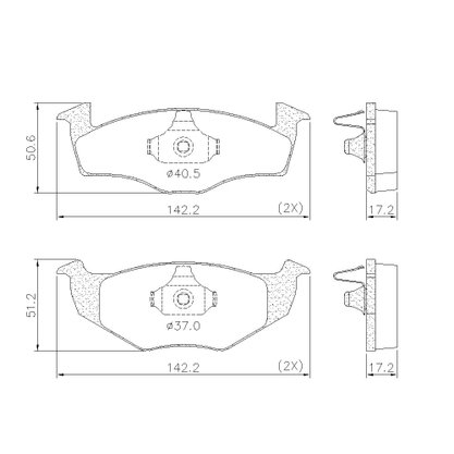 PASTILHA DE FREIO DIANT VW