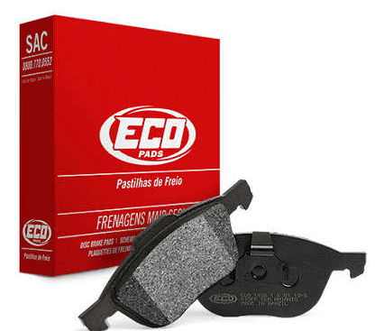 Pastilhas De Freio Dianteira Crossfox 1.6 Fox 1.0 (aro13) 1.6 Gol G5 1.0 1.6 Golf Gl 1.8 Glx 2.0 Parati Gv 1.0 1.6 Passat 2.0 Polo 1.0 8v/16v Saveiro Gv 1.0 1.6 1.8 Variant 2.0 Voyage 1.0 1.6 Ecopads - Eco1243