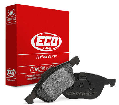 Pastilhas De Freio Dianteira Ecosport 1.0 1.4d 1.6 2.0 Fiesta Novo 1.0 (abs) 1.4d 1.6 (abs) Ecopads - Eco1234