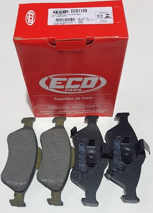 Pastilhas De Freio Dianteira Fit 1.5/1.4 8v 2003-2008 Ecopads - Eco1159