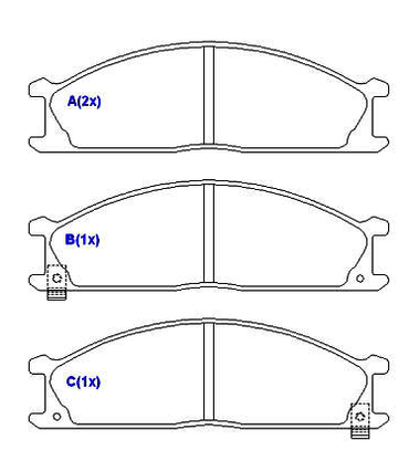 Pastilhas De Freio Dianteira Frontier 2.5 2.8 Tdi Xterra 4x2 2002-2003 Syl - Syl1175