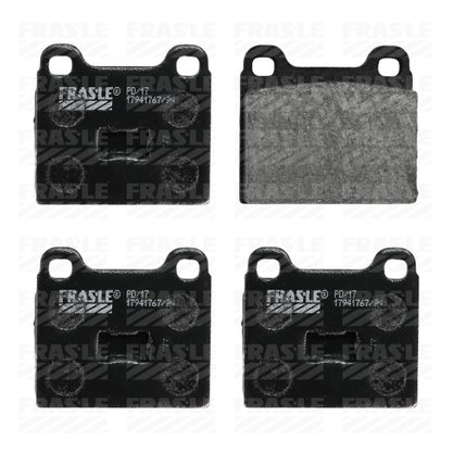 Pastilhas De Freio Dianteira Gol 1.0 1.6 Parati 1.6 Passat 1.5 1.6 Saveiro 1.6 Voyage 1.6 Frasle - Pd17