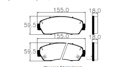 Pastilhas De Freio Dianteira Honda Crv Nova Crv 2.0 16v Ecopads - Eco1635