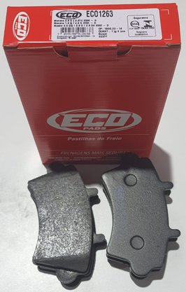 Pastilhas De Freio Dianteira Master 2.5 Dci 2.8 2.8 Dti 2002 Ecopads - Eco1263