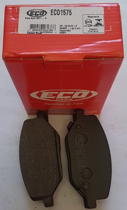 Pastilhas De Freio Dianteira Nova Spin 2017 Ecopads - Eco1575