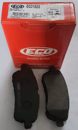 Pastilhas De Freio Dianteira Novo Fiesta Novo Ka Ecopads - Eco1520