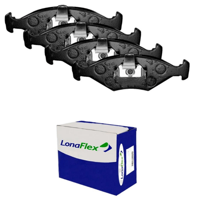 Pastilhas De Freio Dianteira Palio 1.0 1.5 1.3 1.8 Palio Weekend 1.4 1.6 1.0 Siena 1.8 1.6 1.3 1.0  Lonaflex - P60
