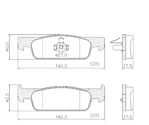 Pastilhas De Freio Dianteira Renault Logan Sandero Lonaflex - P1483