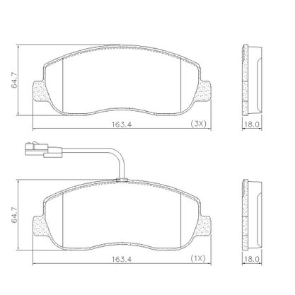 Pastilhas De Freio Dianteira Renault Master 2013-2022 Frasle - Pd1439b
