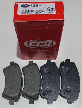 Pastilhas De Freio Dianteira Toyota Corolla 1.6 16v Xli/ 1.8 16v Xei Corolla Fielder Sw 1.8 16v 2004-2008 Ecopads - Eco1210
