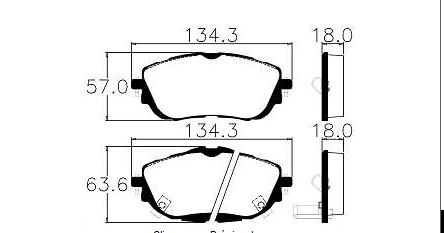 Pastilhas De Freio Dianteira Toyota Corolla 1.8l Gli 2.0 Al Tis 2.0 Xei Ecopads - Eco1560