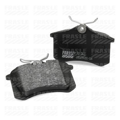 Pastilhas De Freio Traseira A1 A3 A4 A6 C4 307 405 Fluence Megane Sandero Scenic Golf Passat Polo T-cross Virtus Frasle - Pd362