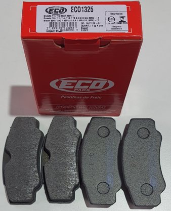 Pastilhas De Freio Traseira Boxer 290 330 350 2.2 2.8 4x4 Ducato 10 11 14 15 18 2.3 2.8 Maxi Cargo Jumper 27 29 31 33 35 2.8 Ecopads - Eco1325