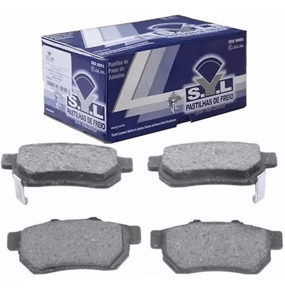 Pastilhas De Freio Traseira Civic 1.4is 1.6i 1.7i 2.0 1.8 Novo Civic 2.0 1.0 1.8 Exs/lx/lxs S2000 Shuttle 2.2i 2.3i Sx4 2.0 16v Syl - Syl1258