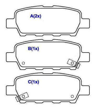 Pastilhas De Freio Traseira Fx 35 Fx 45 Novo Sentra 2.0 Grand Vitara 1.6i 2.0i 2.4i 1.9 Ddis 2.7i 3.2i 3.6i 16v Syl - Syl3178