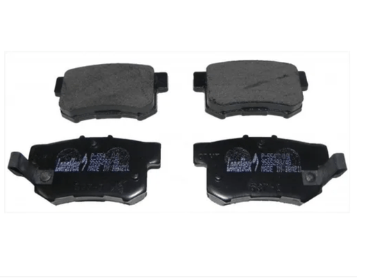 Pastilhas De Freio Traseira Honda Civic 1.6 1.7 1.8 2.0 Cr-v Exl 4wd 2.4 Lonaflex - P554