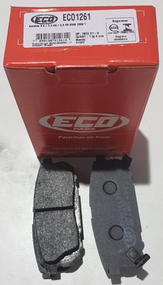 Pastilhas De Freio Traseira Kia Sorento 2.4 3.3 V6 3.5 V6 2002-2009 Ecopads - Eco1261