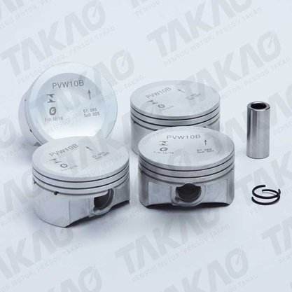 Pistão Motor Volkswagen 1.0l 8v L4 Power/vht Fox, Gol G5, Voyage Flex Takao - Pvw10b/0,50