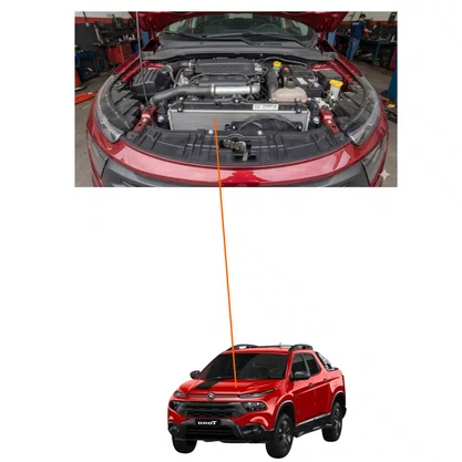 RADIADOR DE RESFRIAMENTO FIAT TORO 2.0 At9 Diesel 2022 2023