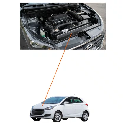 RADIADOR DE RESFRIAMENTO HYUNDAI VALEO 701620