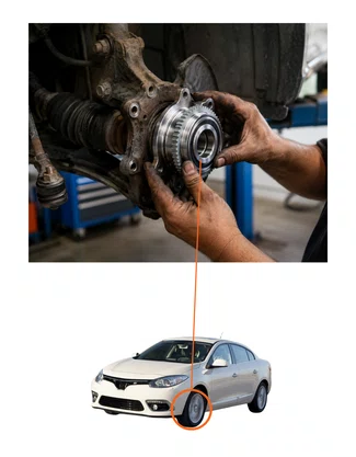 ROLAMENTO DE RODA DIANTEIRA FLUENCE 2011/2014
