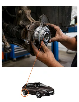 ROLAMENTO DE RODA TRASEIRA MEGANE 2006/2012