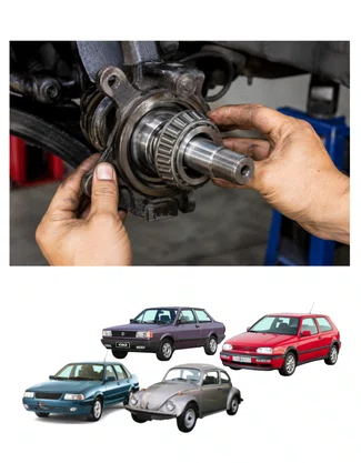  ROLAMENTO DE ROLO CÔNICO ESCORT 1983/1993 FOX 2007/2010  AGILE 2009/2015 