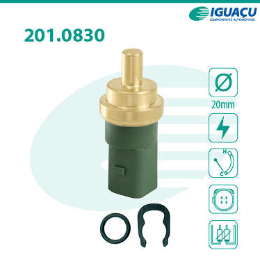 SENSOR TEMP AGUA AUDI/ SEAT/ VW